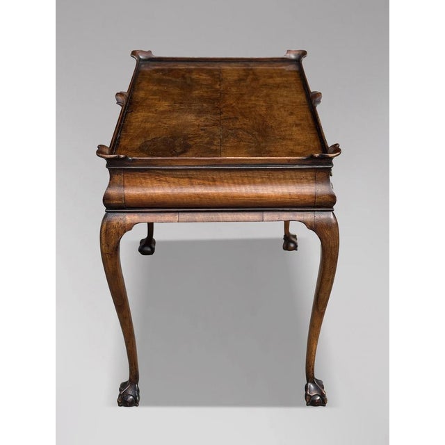 Regency Burr Walnut Silver Table, 1820s For Sale - Image 6 of 15