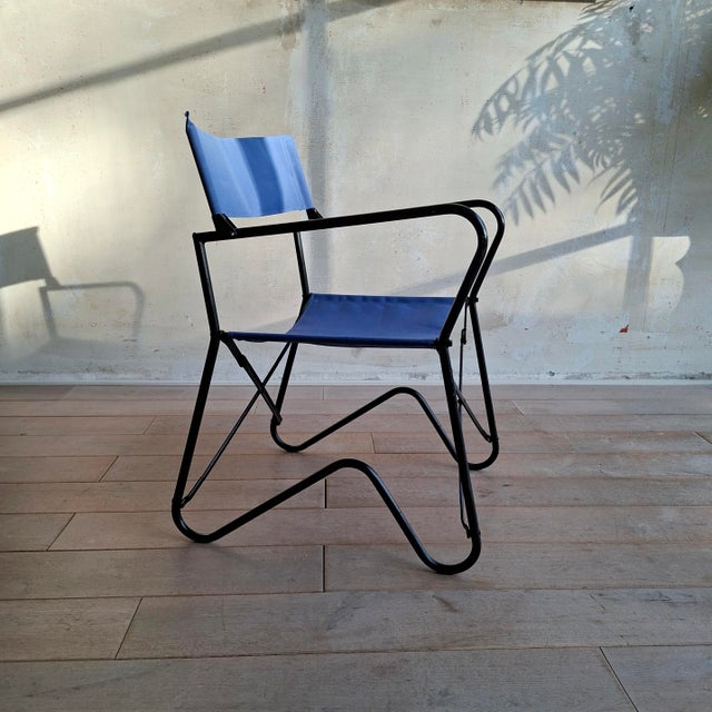 French Folding Chairs, 1950s, Set of 2 For Sale - Image 4 of 13