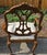 Wood Antique Louis XV Italian Walnut Dining Room Desk Armchairs- Set of 2 For Sale - Image 7 of 12