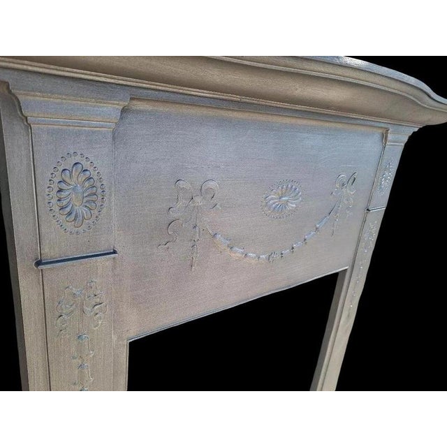 2000 - 2009 Victorian Edwardian Cast Iron Fireplace Surround for Wood Burner For Sale - Image 5 of 15