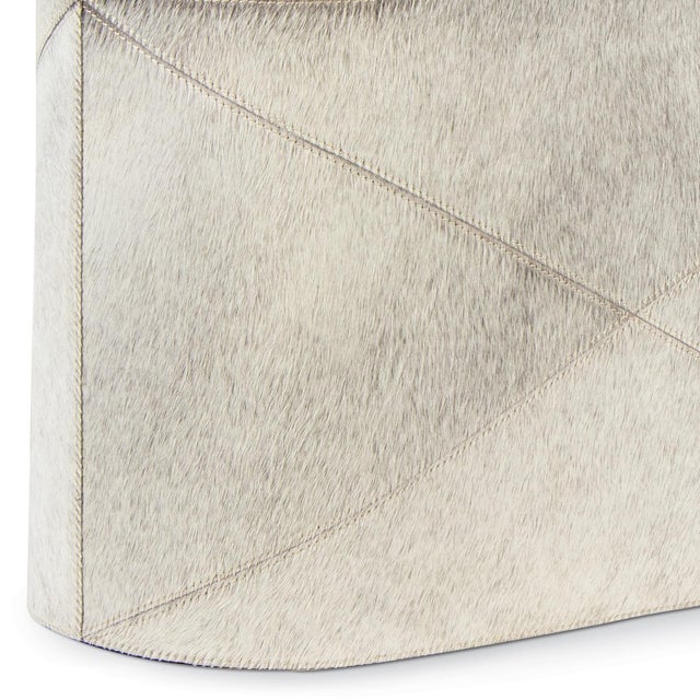 Andres Hair on Hide Basket, Grey For Sale In Detroit - Image 6 of 7