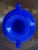 Winged Vase in Pulegoso Blue Glass by Napoleone Martinuzzi, 1920s For Sale - Image 4 of 9