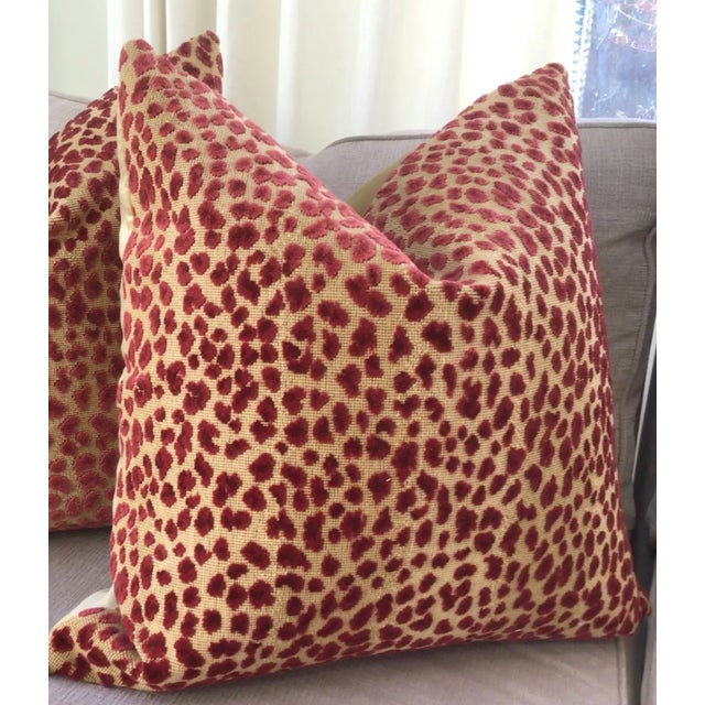 Glorious animal print in raised velvet from Cowtan and Tout. This beautiful fabric is called "Ocelot" and retails in the...