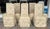 Design Plus Gallery presents a Set of Eight Slipper Style Dining Room Chairs from Sunrise Home. The chairs have high backs...
