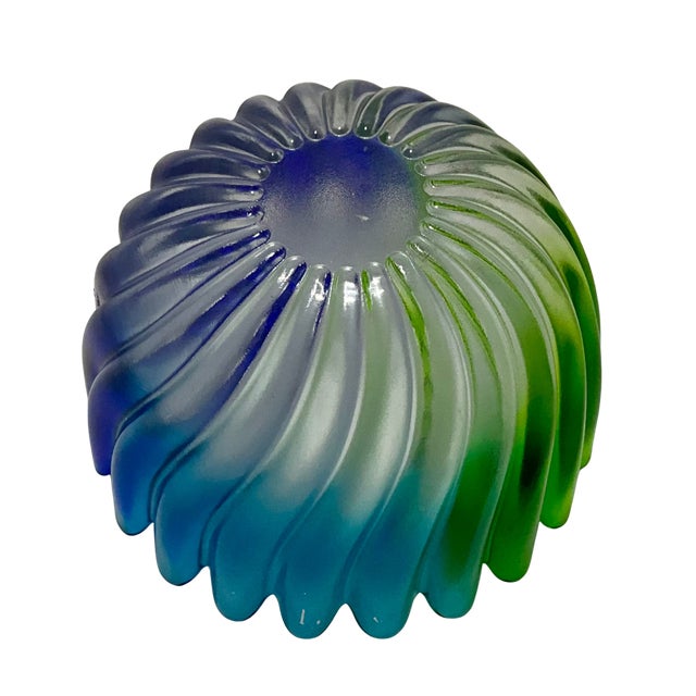 Studio Nova Solaris Glass Bowl by Walther Glas of Germany For Sale - Image 9 of 10