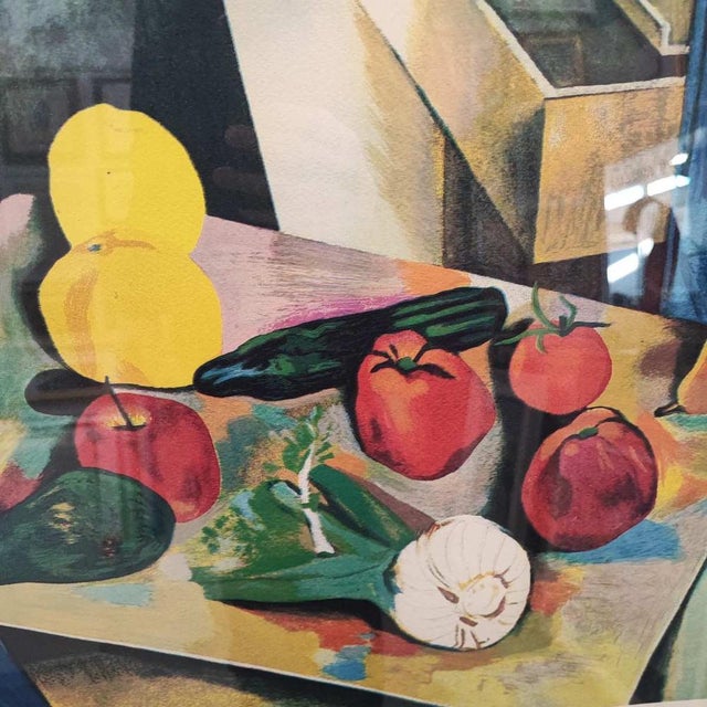 Renato Guttuso Fruit tray 86 x 70 cm This piece is attributed to the mentioned designer/maker. It has no attribution mark...