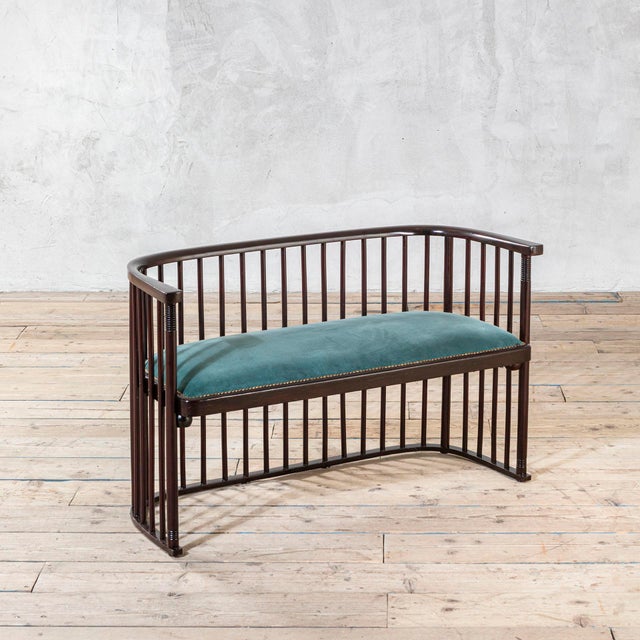 Black Wooden Divanette from Josef Hoffmann For Sale - Image 8 of 8