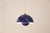 Vintage blue flowerpot pendant lamp by Verner Panton for Louis Poulsen. This iconic lamp in a bright blue color is a real...