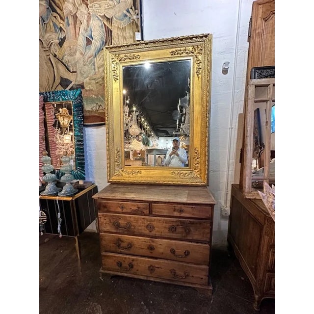 Traditional Italian Giltwood Mirror For Sale - Image 3 of 7