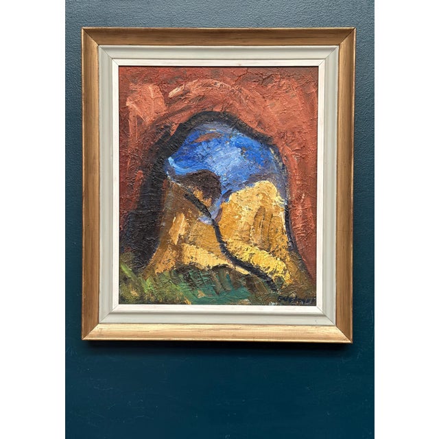 Allan Ingerson, Abstract Composition, 1960s, Oil on Panel, Framed For Sale - Image 8 of 8
