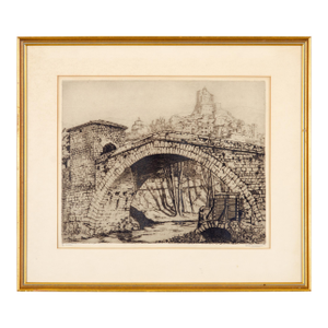 Fabio Mauroner - Subiaco Etching, 1922