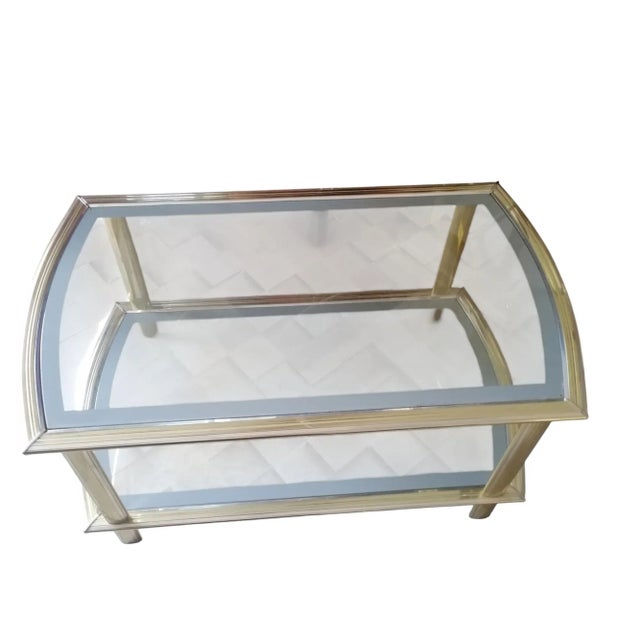 Vintage Low Coffee Table, 1980s, in Flawless conditions. Designed 1980 to 1989