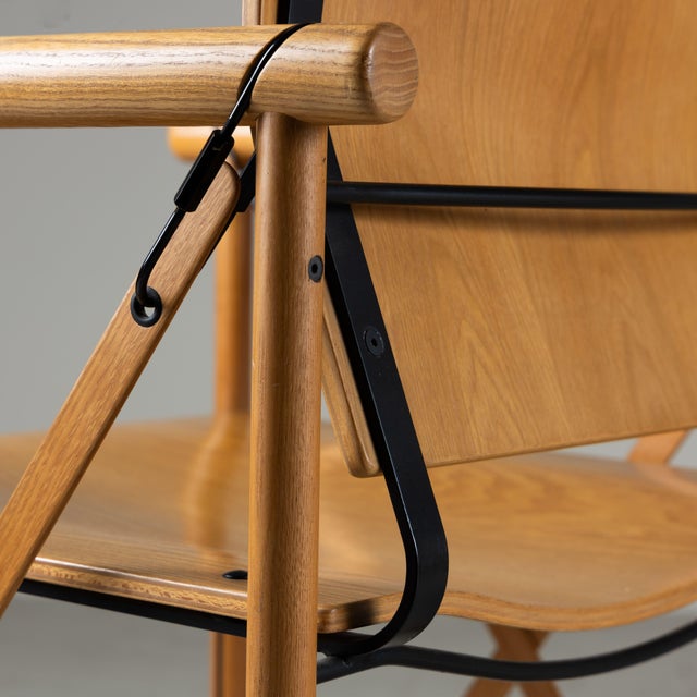 Vintage Light Wood Directors Chairs, 1960, Set of 2 For Sale - Image 17 of 18