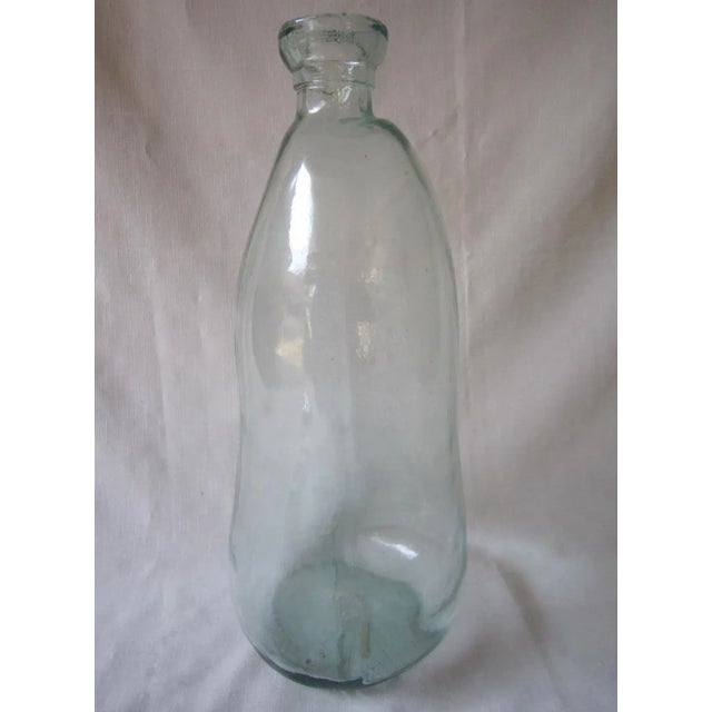 Spanish Mid Century Glass Demijohn For Sale - Image 4 of 7