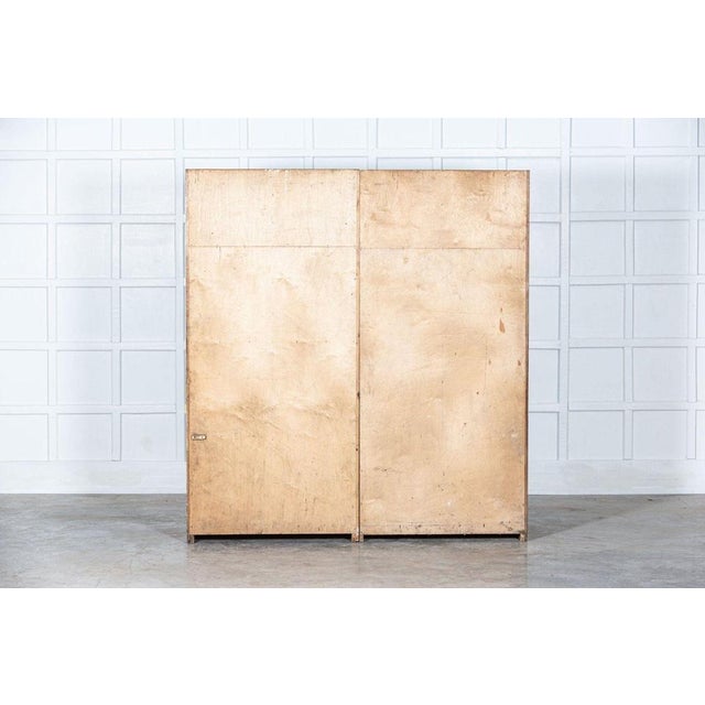 Large English Oak Haberdashery Cabinet, 1930s For Sale - Image 18 of 18