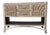 Late 20th Century Rattan Sideboard Bamboo and Wicker Buffet Cabinet Credenza Boho Coastal 49" For Sale