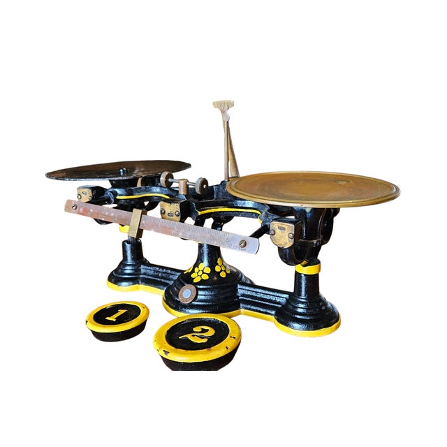 Industrial Antique Henry Troemner Balance Scale For Sale - Image 3 of 12