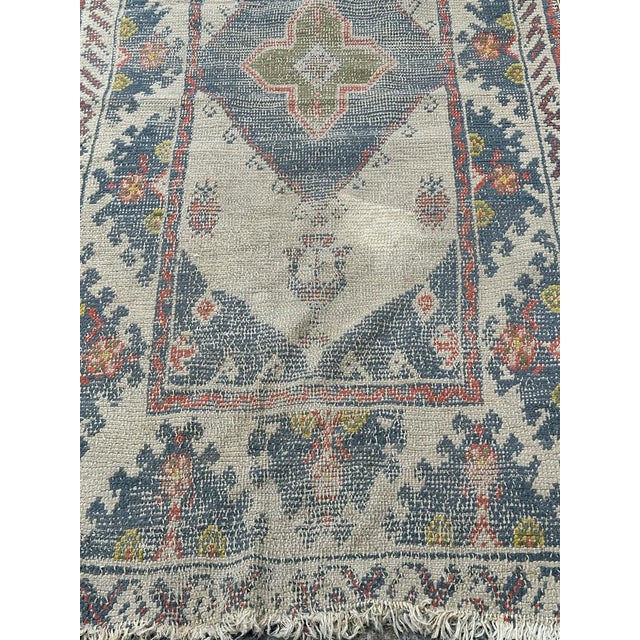 Small Antique Turkish Oushak Rug, 1890s For Sale - Image 13 of 18