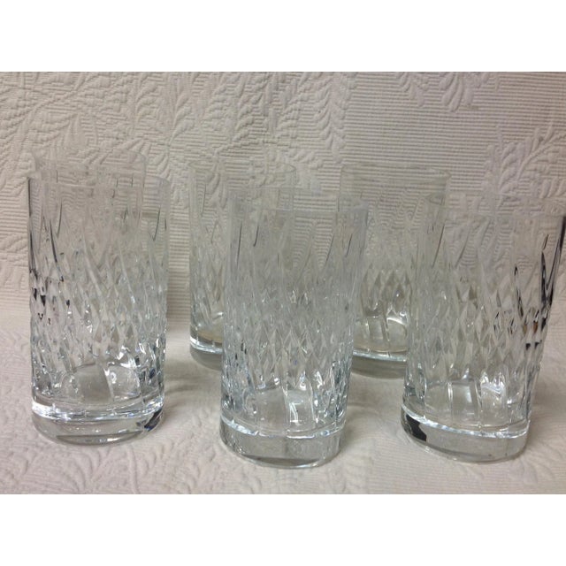1990s Rogaska Crystal Stacatto Highball Tumblers- Set of 6 For Sale - Image 9 of 13