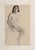 An original vintage figure study of a nude model by Anne Neumark. Unsigned but from a collection of works by the artist...