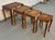 Set of Four Carved Antique Nesting Tables For Sale - Image 9 of 14