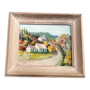 1980’s Original Fall Foliage New England Landscape Painting