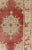 Traditional Mid 20th Century Mid 20th Century Red Field Vintage Turkish Oushak Rug With Geometric Medallion and Floral Motifs For Sale - Image 3 of 7