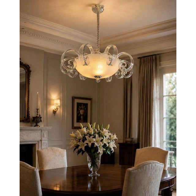1950s Murano Chandelier from Barovier, 1950s For Sale - Image 5 of 17