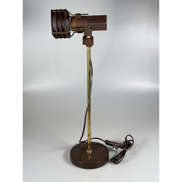 Space Age Desk Lamp in Metal and Plastic, 1970s For Sale - Image 13 of 14