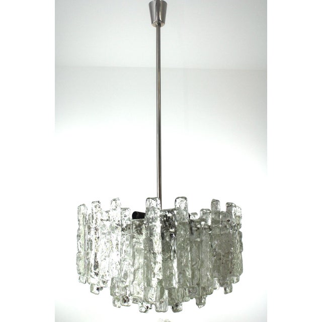 Silver Model Soria Chandelier by Kalmar for Kalmar Franken, 1960s For Sale - Image 8 of 8