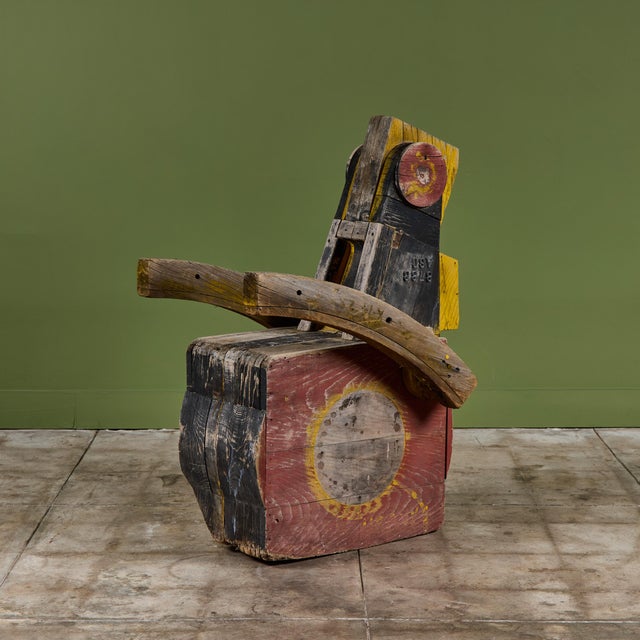 Assemblage Armchair in the Style of Robert Hudson For Sale - Image 9 of 16