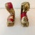 1940s Daison Metalliques 24k Gold Plated Cast Metal Dante & Beatrice Bookends For Sale - Image 10 of 12