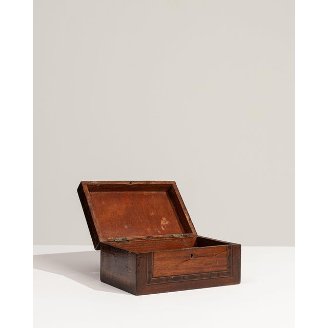 19th Century France Gray Wood Box For Sale - Image 10 of 18
