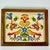 This is a lovely Yarn Needlepoint Sampler from the early 1930s. It features a Swedish Gustavian design of birds, a heart...