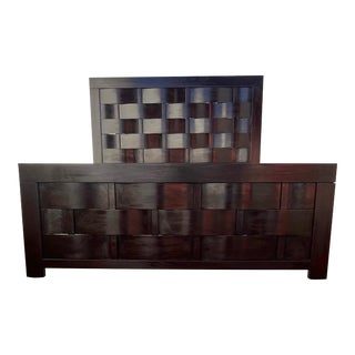 Queen Size Modern Woven Rainwater Bed Frame For Sale