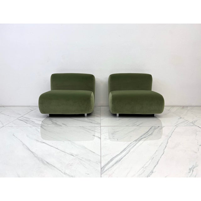 Textile Kazuhide Takahama, Suzanne Lounge Chairs, a Pair, Gavina SpA, 1965 For Sale - Image 7 of 7