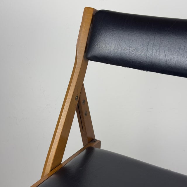 Gio Ponti Vintage Eden Folding Chairs by Gio Ponti for Stol Kamnik, 1970s, Set of 6 For Sale - Image 4 of 18