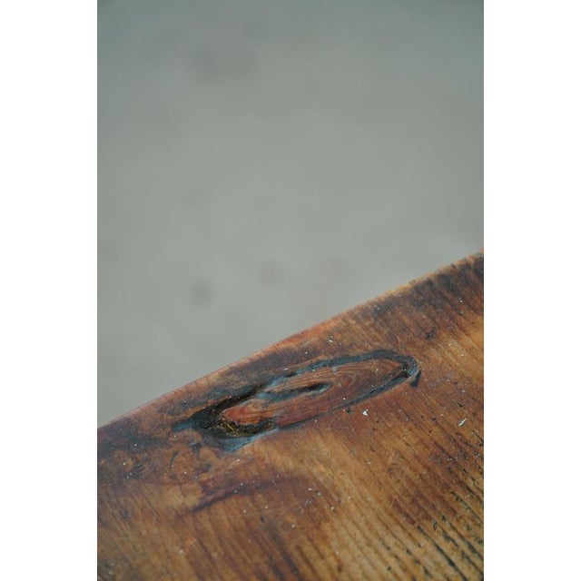 Danish Rustic Wabi Sabi Dining Table in Pine, 1950s For Sale - Image 13 of 18