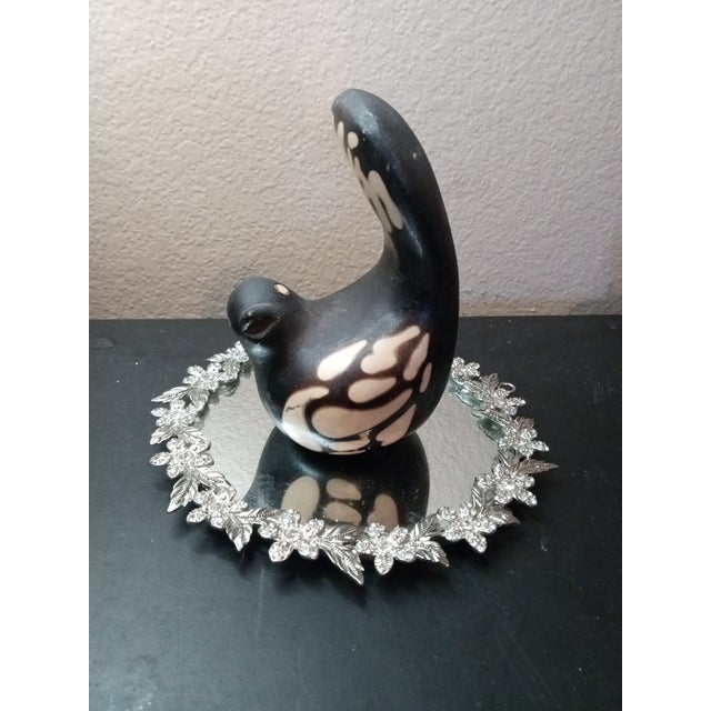 1970s Gorgeous Signed Peruvian Chulucanas Pottery Dove Sculpture For Sale In Dallas - Image 6 of 6