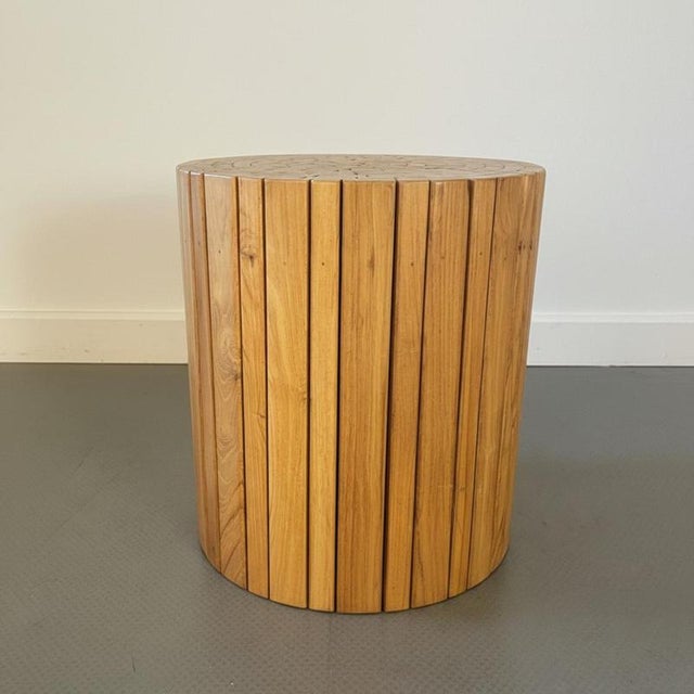 Wood Danish Teaky Side Table from House Doctor For Sale - Image 7 of 7