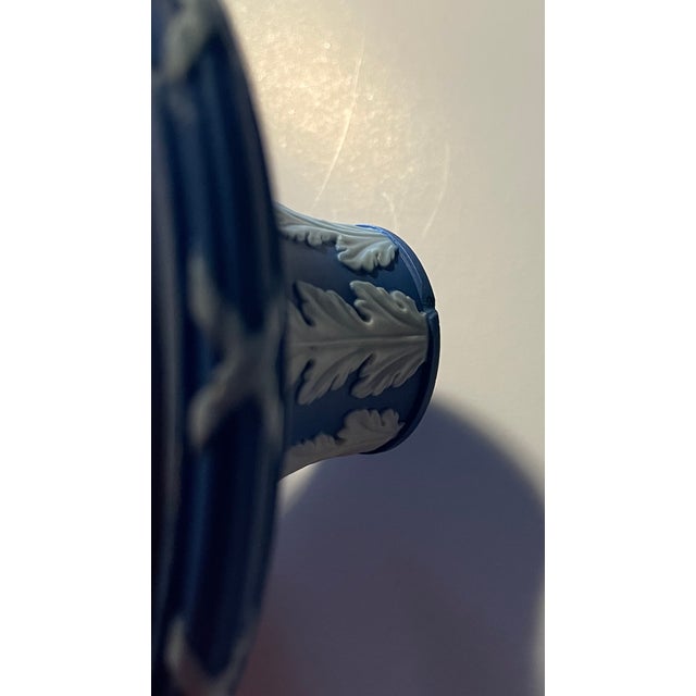 Blue Georgian Jasperware Bough Vase by Adams For Sale - Image 8 of 9