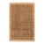 Contemporary Gabbeh Tan/Blue Wool Rug - 3'5'' X 4'9'' For Sale
