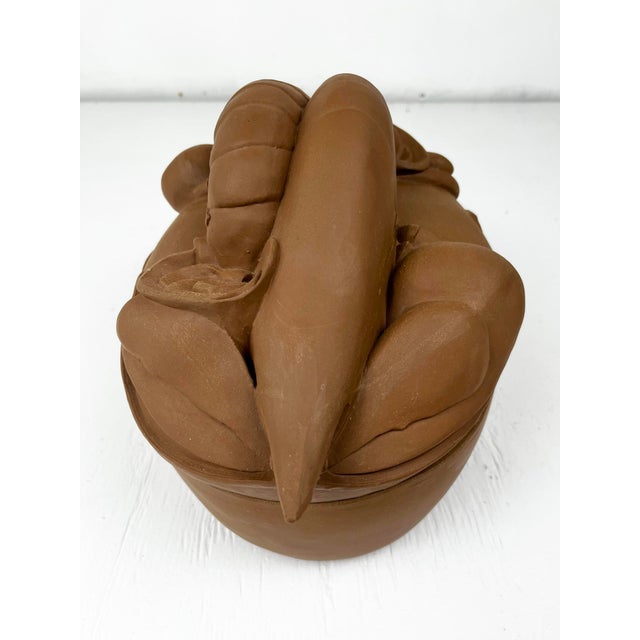 Vintage Swan Island Pottery Maine Lobster Covered Dish For Sale In Tampa - Image 6 of 11