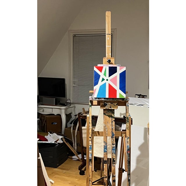 2020s Colours of Life Abstract Modern Acrylic Painting by Shabs Beigh For Sale - Image 5 of 8