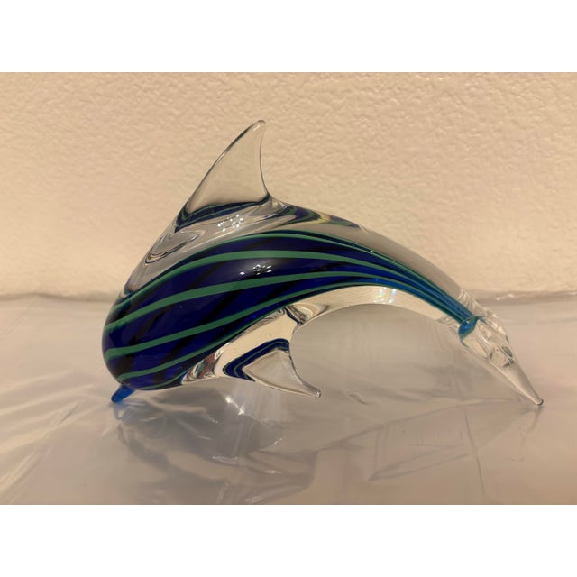 Murano Vintage Millafiori Dolphins, a Set For Sale In Boise - Image 6 of 8