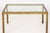 Contemporary Modern Glass Top Brass Dining Table For Sale - Image 3 of 7