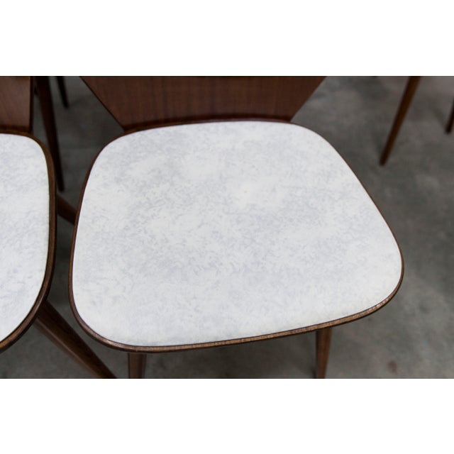 Baumann Model 840 G2S Chairs in Varnished Mahogany Finish, 1963, Set of 6 For Sale - Image 14 of 18