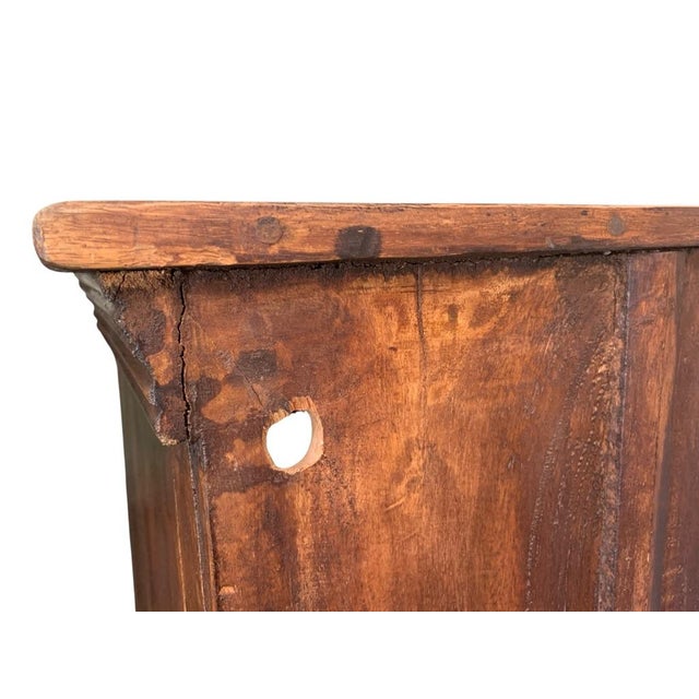 Brown 1940s Teak Spindle Front Bird Cage Storage Cabinet For Sale - Image 8 of 9