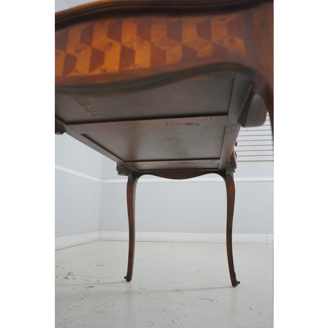 Theodore Alexander French Leather Top Fame Table Desk For Sale - Image 18 of 18