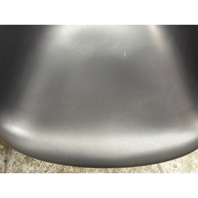 Chrome Charles & Ray Eames for Vitra Eames Plastic Dar Armchairs, Pair For Sale - Image 8 of 12